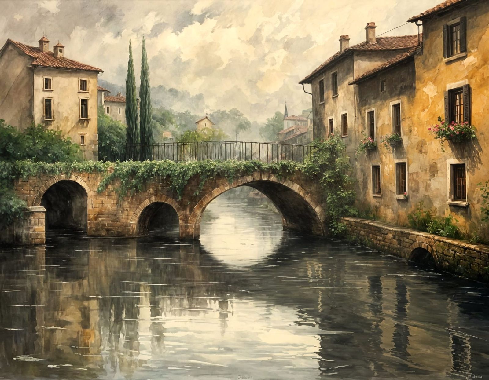 Between Stone Walls and Gray Skies  by @denny_b