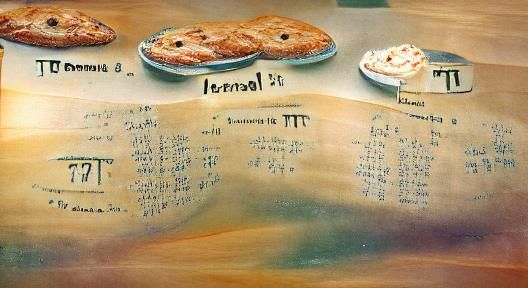 decimals of π, photo realism, 1950s