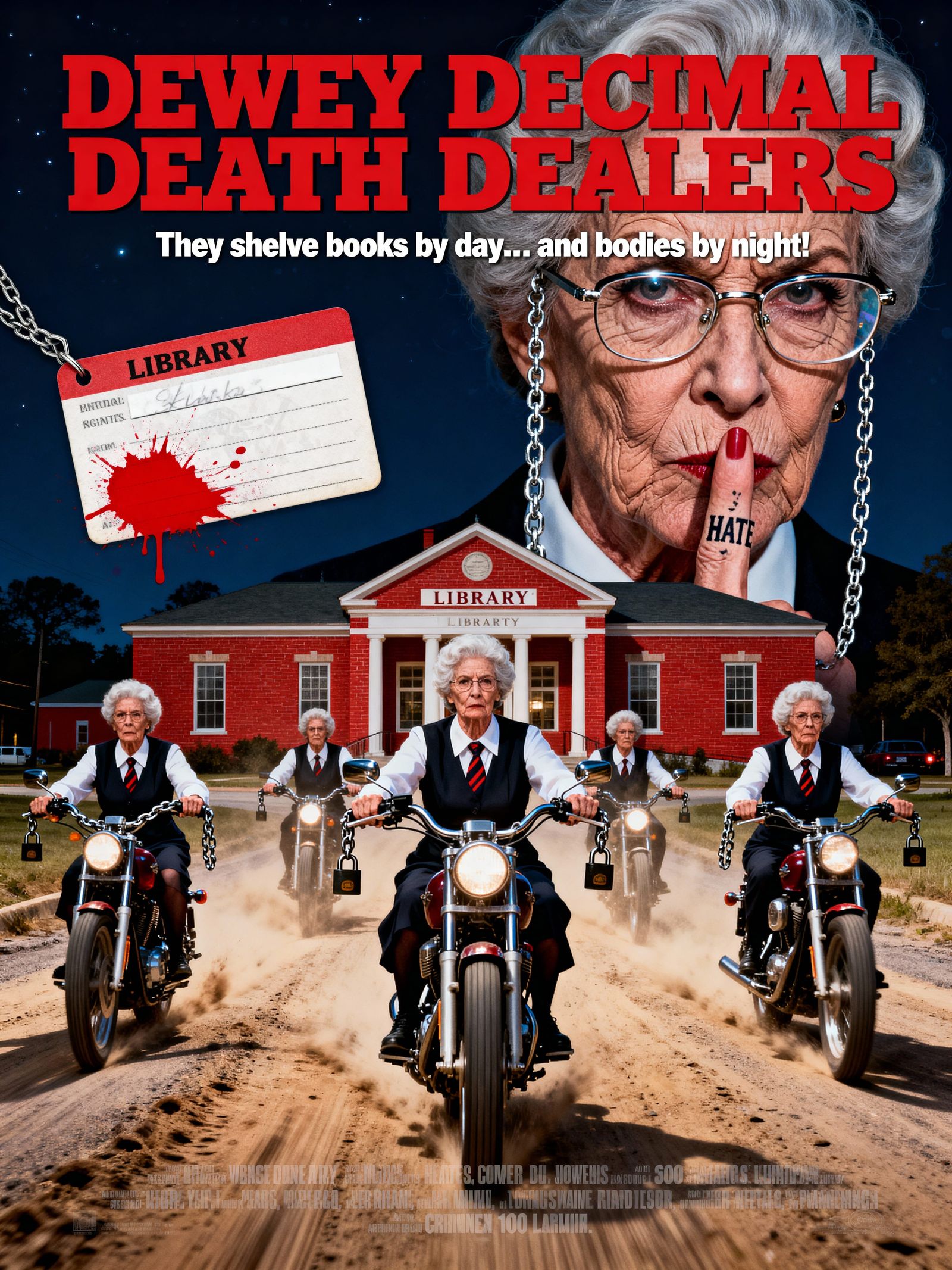 “These Librarians catalog carnage in alphabetical order.”