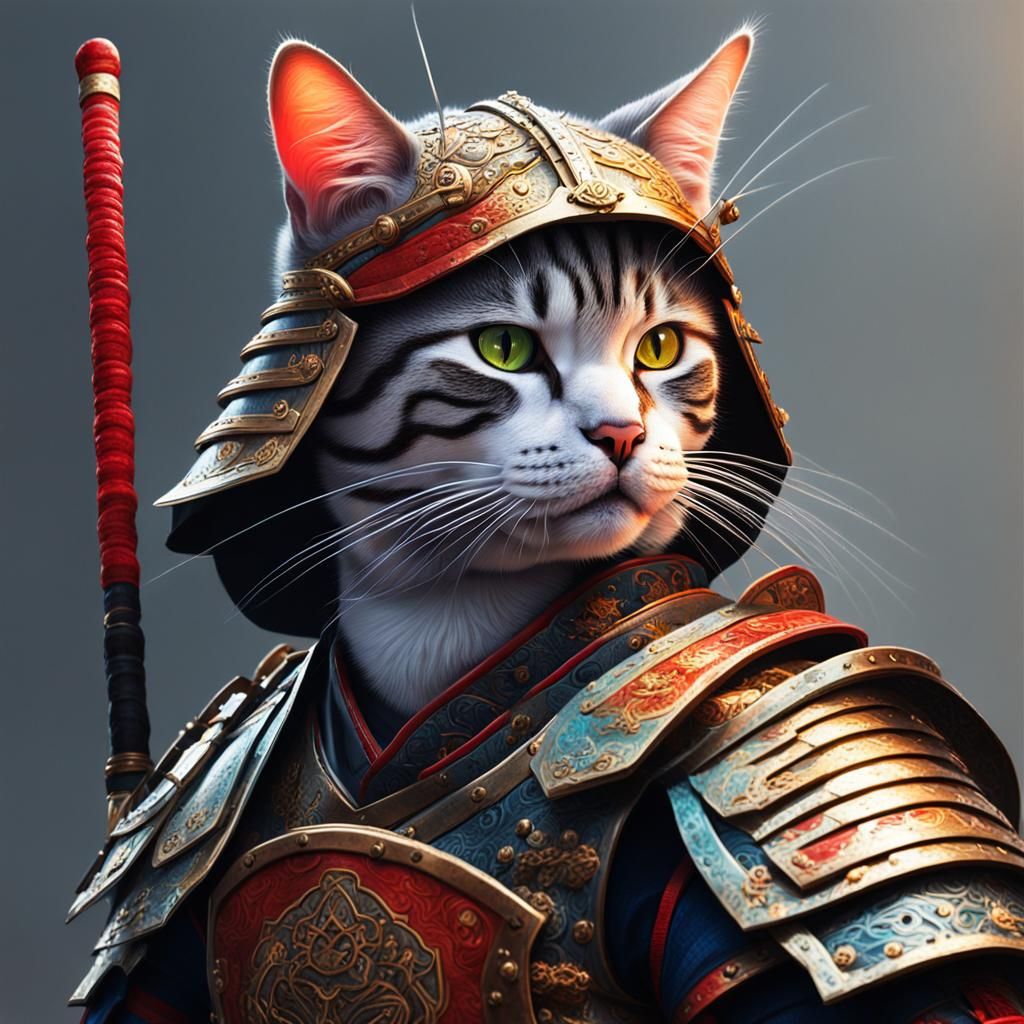 Cat Shogun - AI Generated Artwork - NightCafe Creator