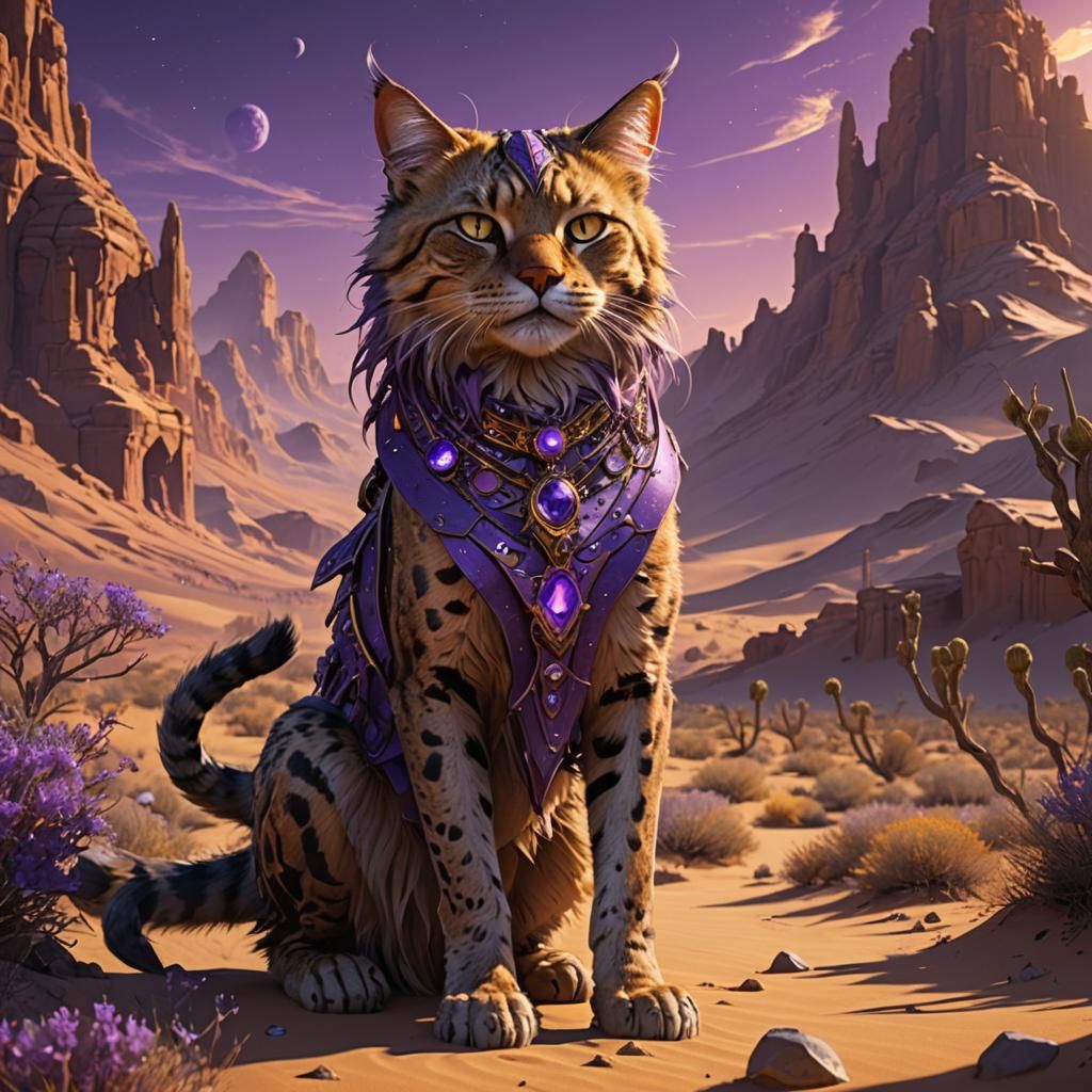 Hot desert she-Cat