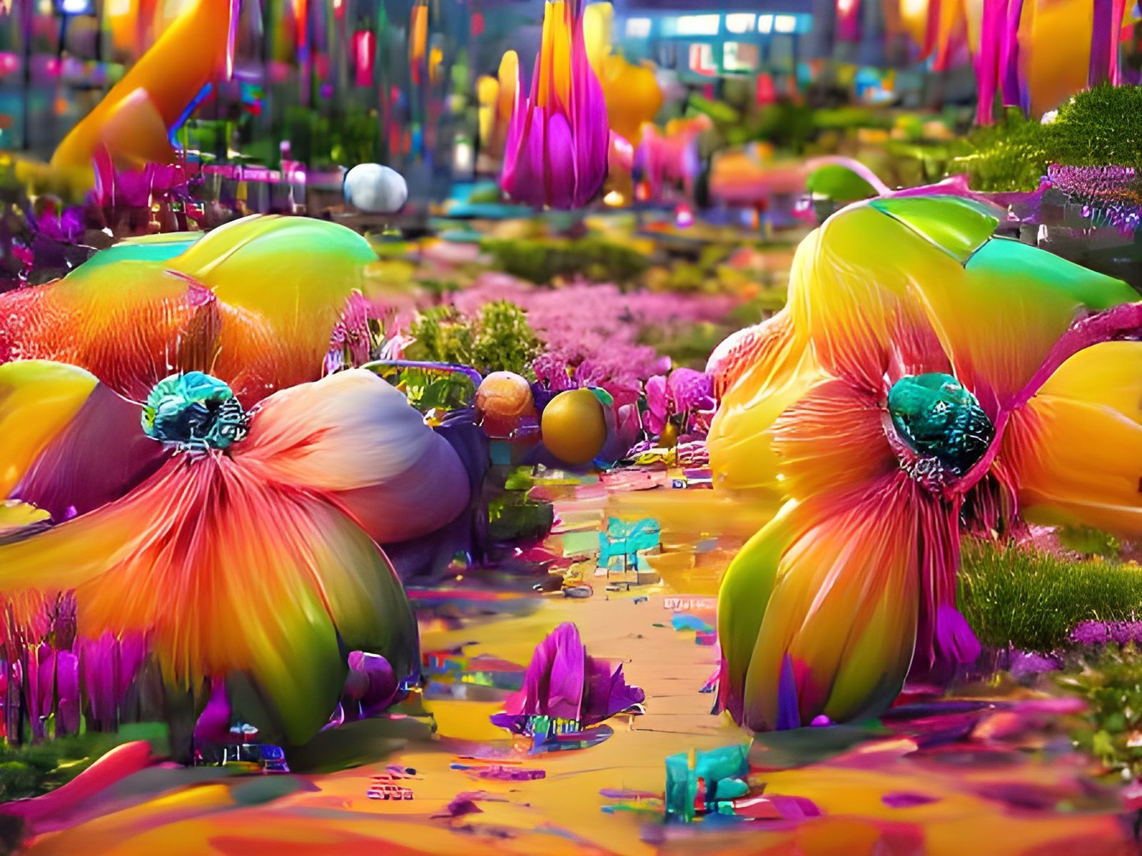 Realistic planet earth growing out of beautiful flower, different coloured  flowers as country's, by Universal Pictures, Hollywood , NASA,pro - AI  Generated Artwork - NightCafe Creator