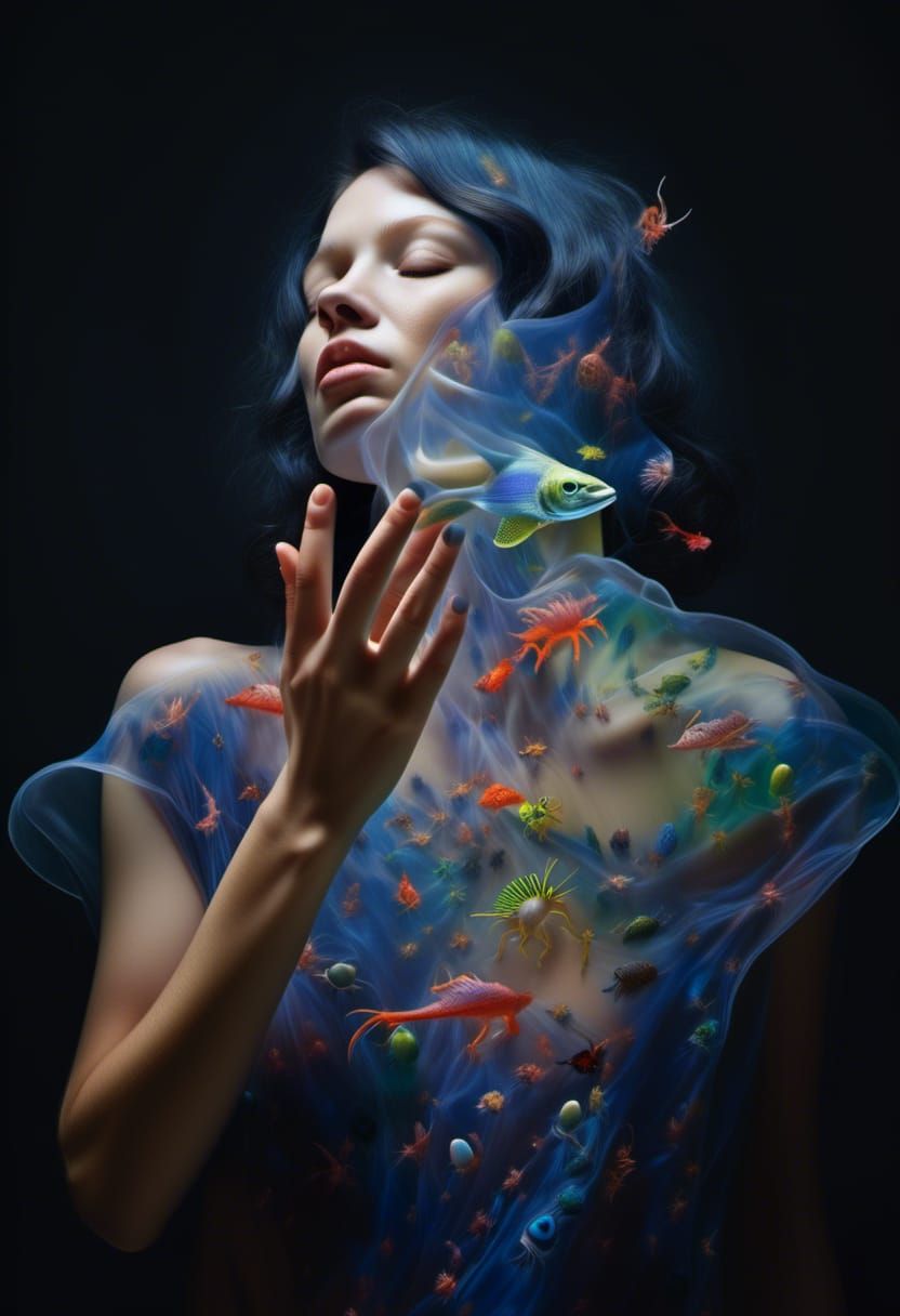 Photo captures the Spacetime Distortion that Airfish Exist i...