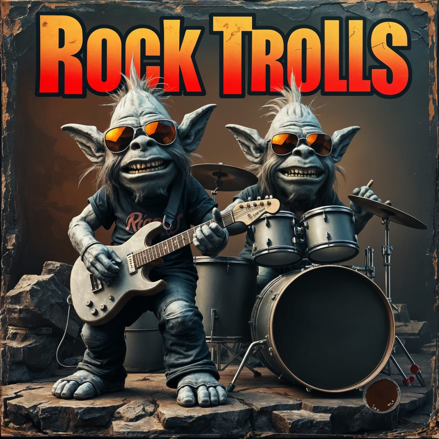 Rock Trolls  by @Shelley