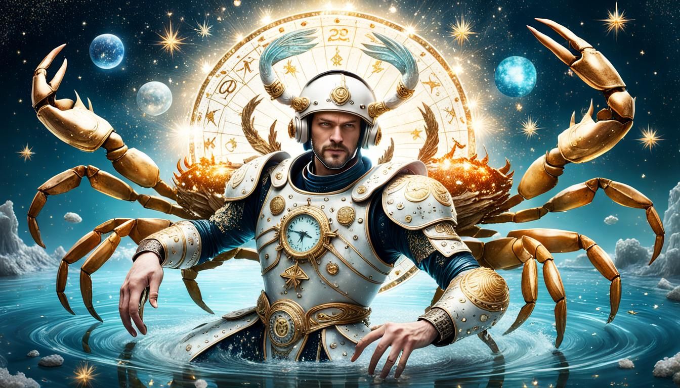 Zodiac Cancer Horosocope Crab Astrology.
Good looking man, p...