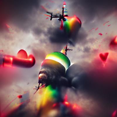 Gay islamists with love bombs 8k resolution Behance HD