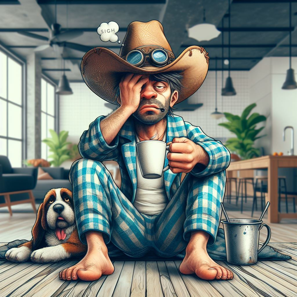 Contemplative Cowboy