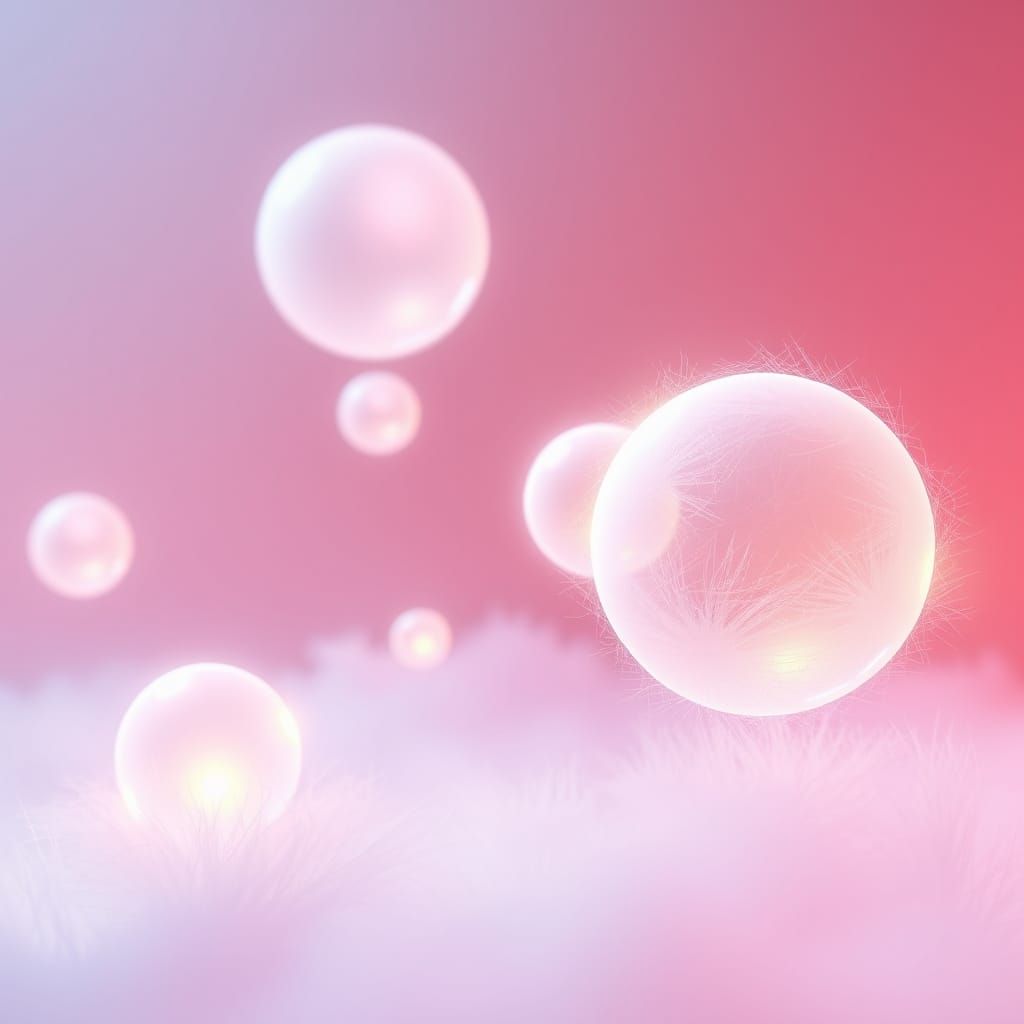 Dreamy Futuristic Orbs of Light