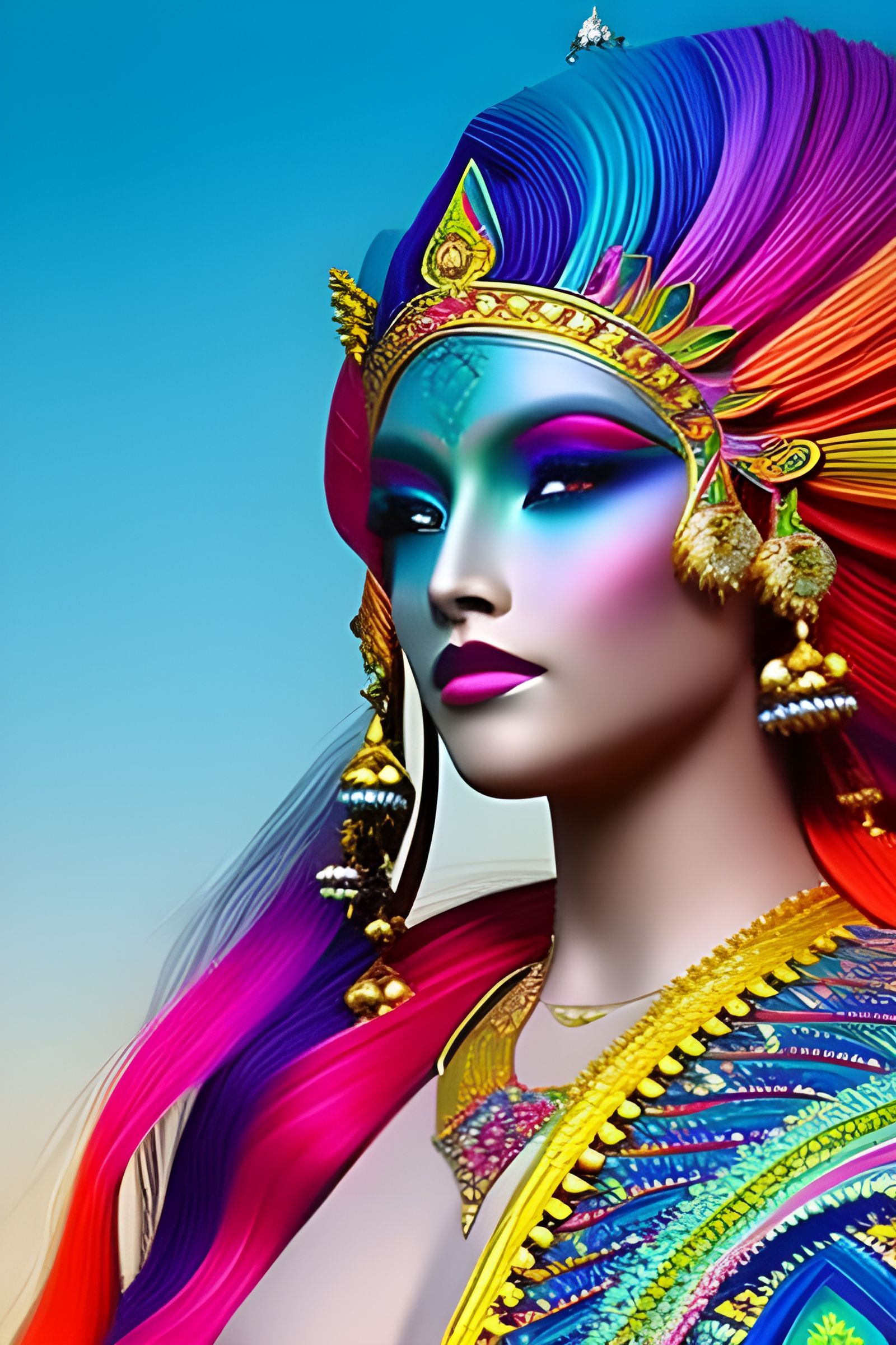 The Goddess of Rainbow
