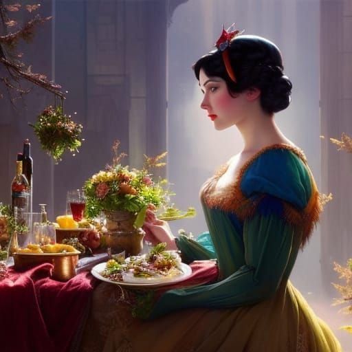 she always had lunch by herself__