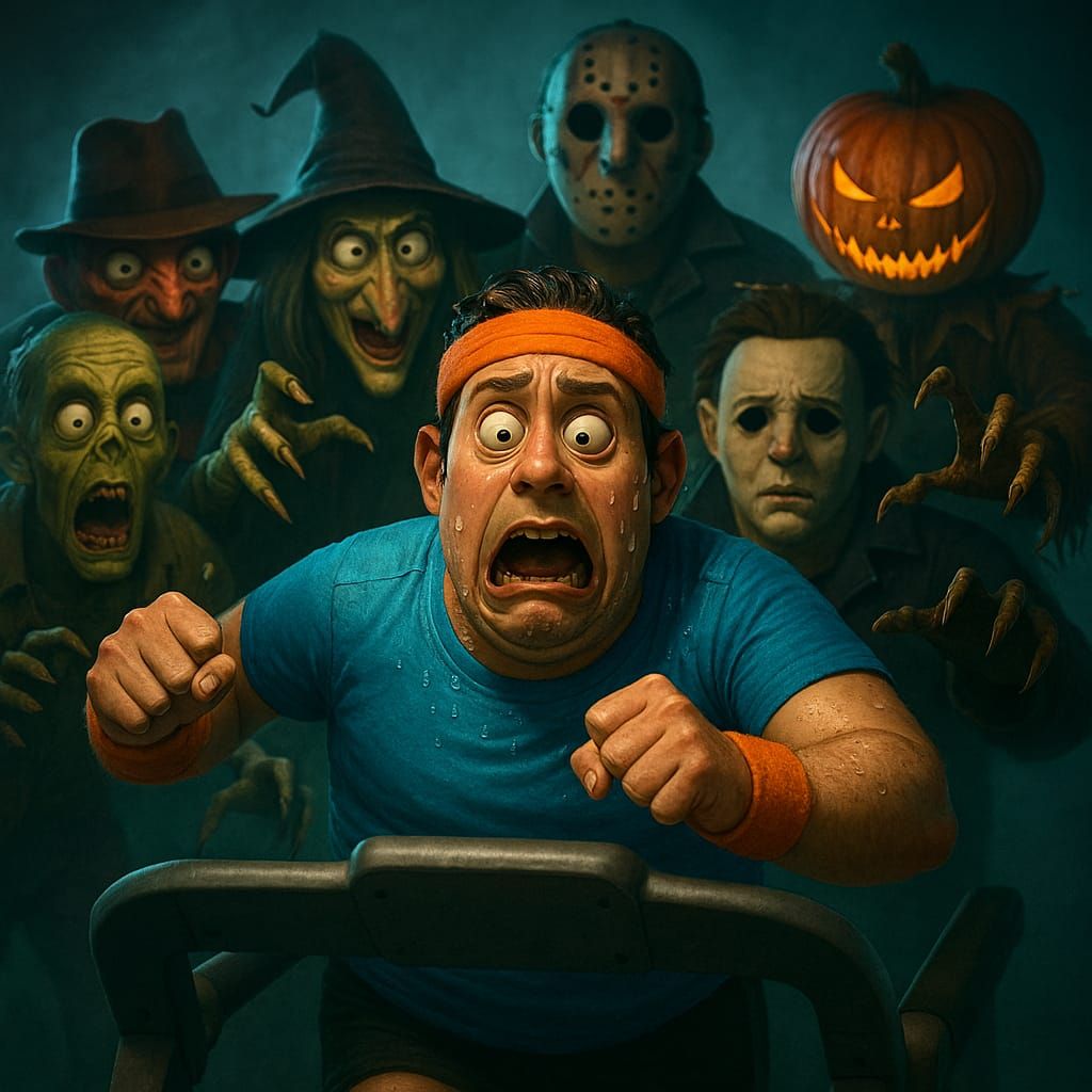 halloween nightmare legends haunted treadmill chase