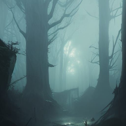 house forest scary alone