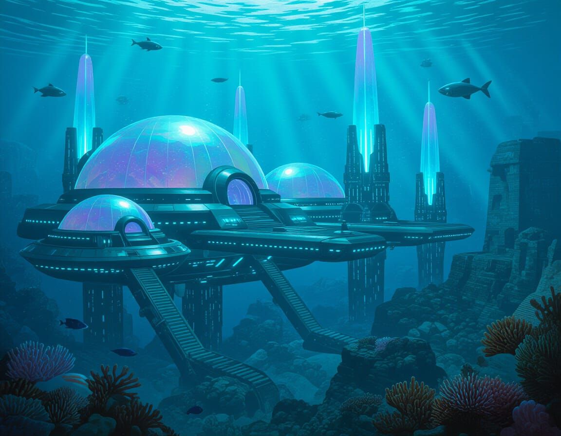 Sea base Omega  by @Starkllr