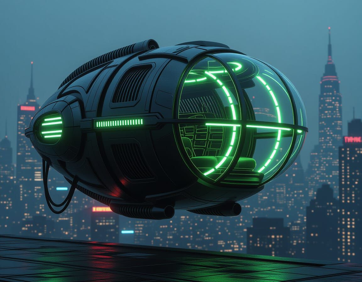 Flying capsule