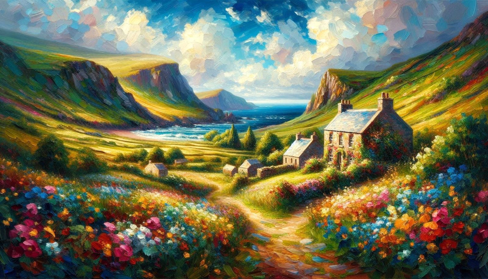 Oil Painting Of Ireland