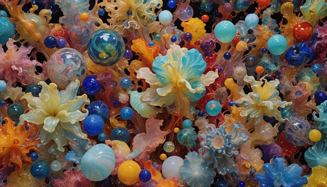 🌄🌌🌃 psychedelic colors opal (((CHIHULY))) (((RODIN))) (((...