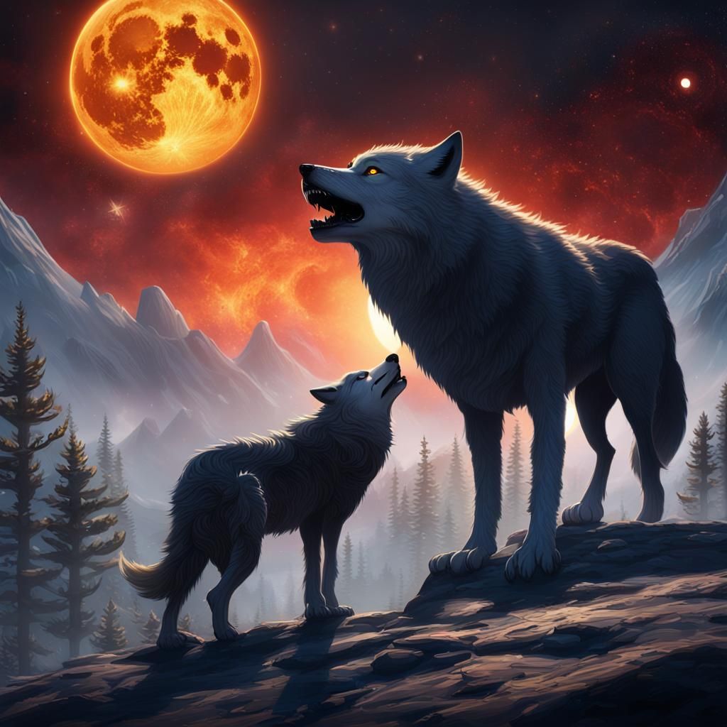 The Blood Moon Is When The Star Wolves Wake