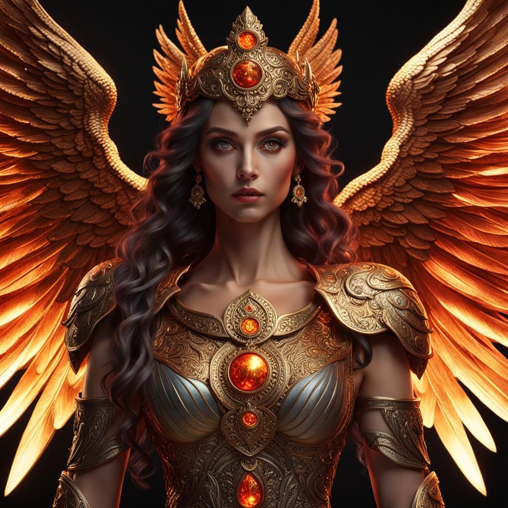 Kerubiel, a Jewish Angel of the Cherubim - AI Generated Artwork ...