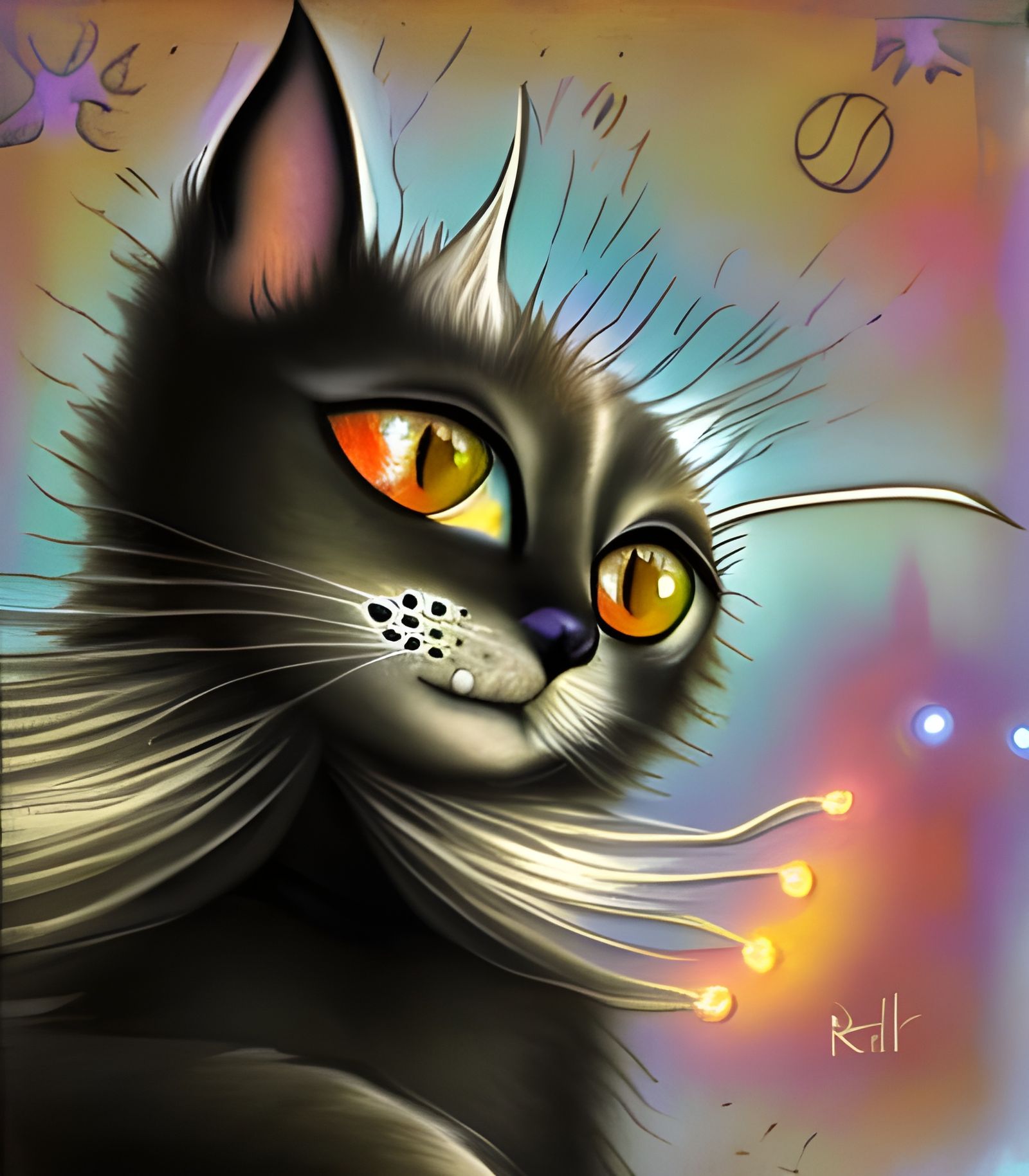 Funny cat - AI Generated Artwork - NightCafe Creator