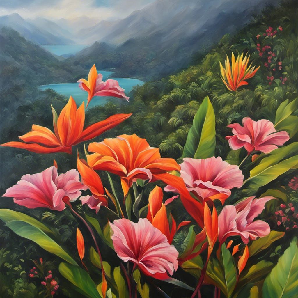 Tropical flowers