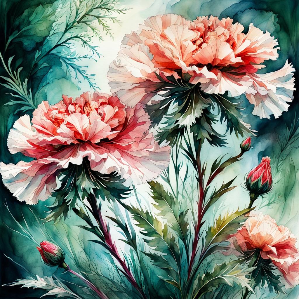 Carnations  by @Hesione