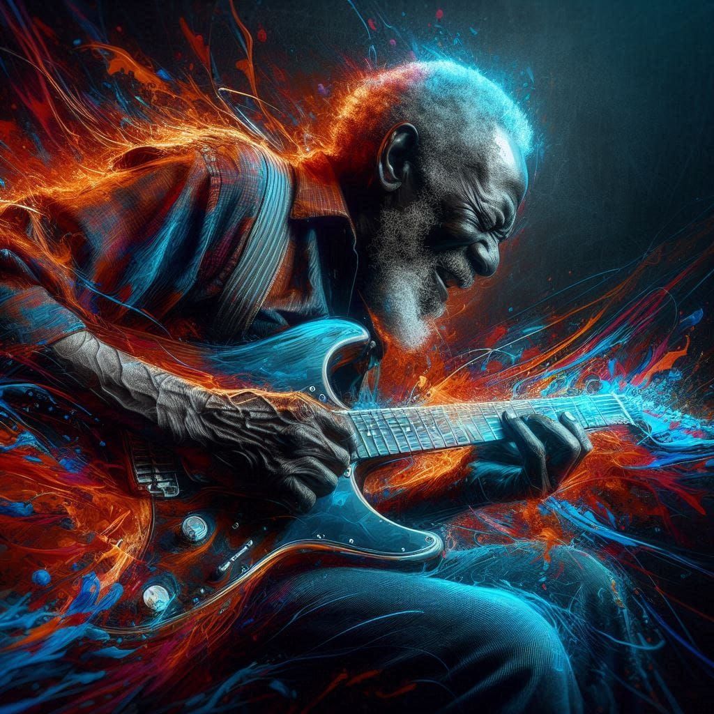 playing the blues