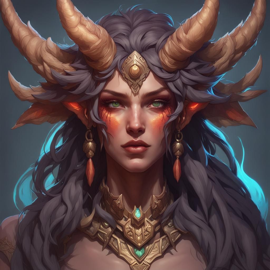 Demon druid - AI Generated Artwork - NightCafe Creator