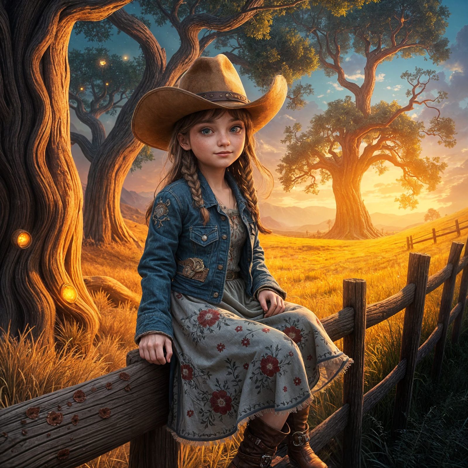 cute cozy girl cowgirl  by @Chippa