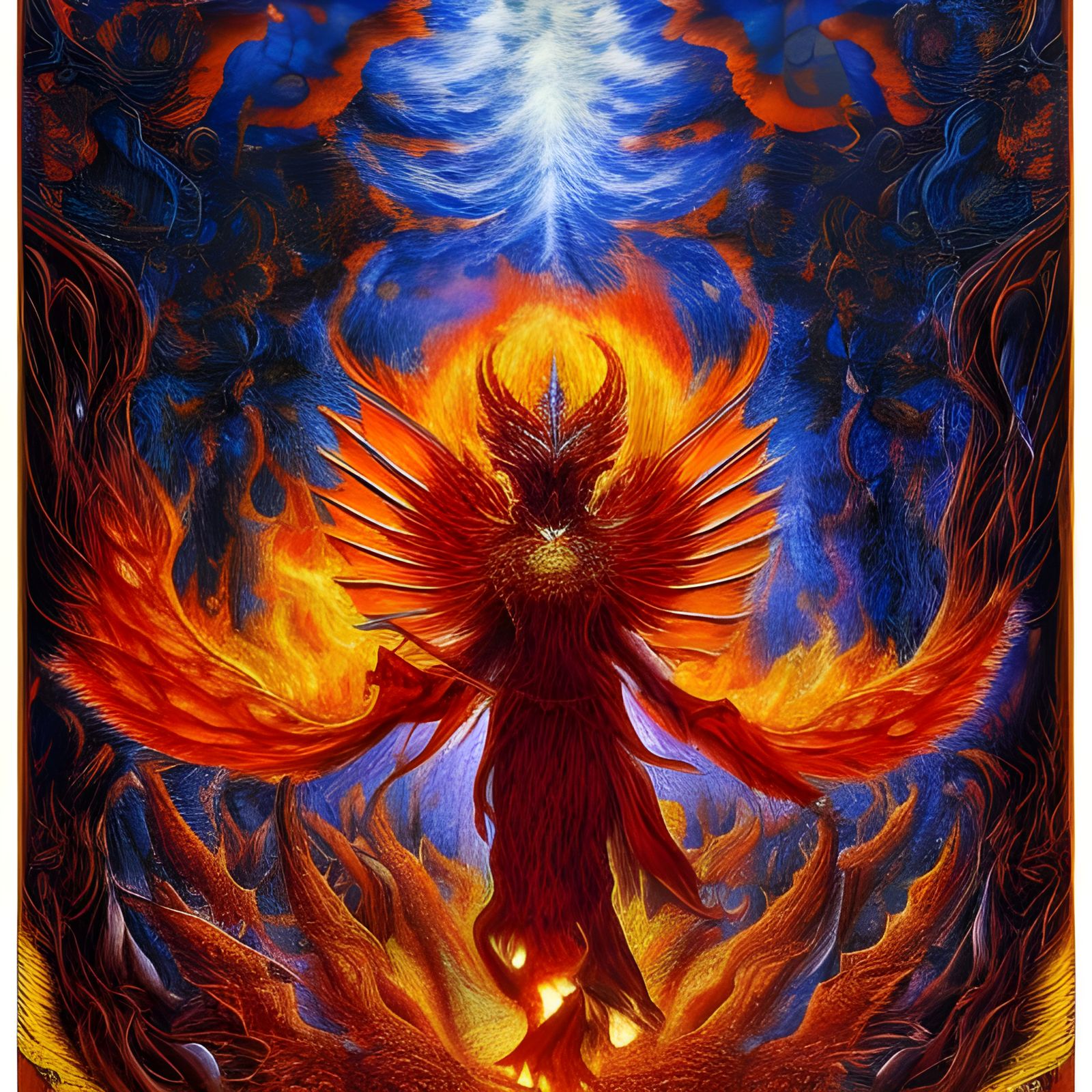 Demon, Phoenix, Dragon - AI Generated Artwork - NightCafe Creator