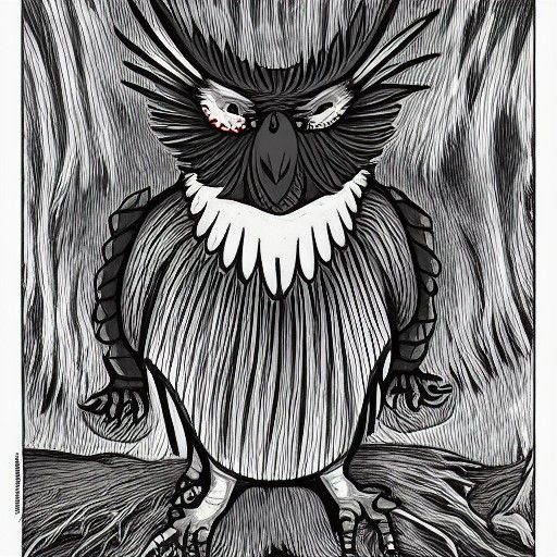 Bird monster by Murakami