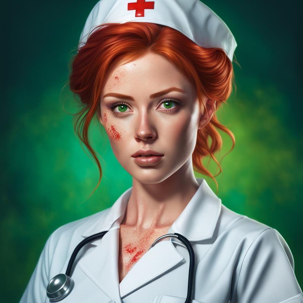 Irish nurse - AI Generated Artwork - NightCafe Creator