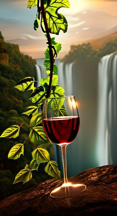 Glass of wine