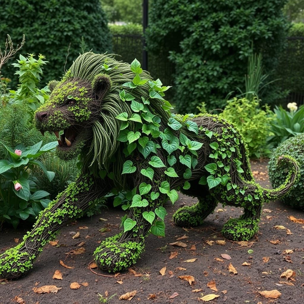 Guarding the Garden  by @Pigfarmer Jr