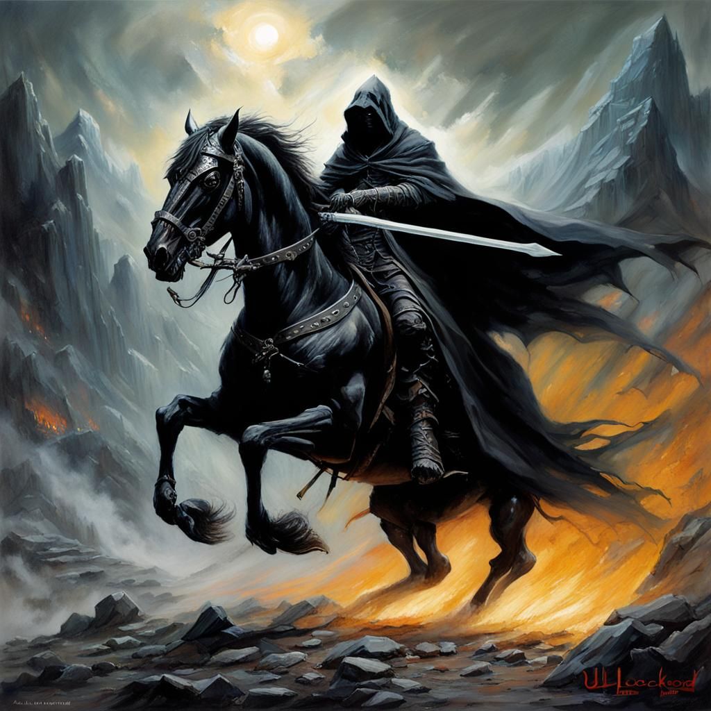 Mysterious nazgul - AI Generated Artwork - NightCafe Creator