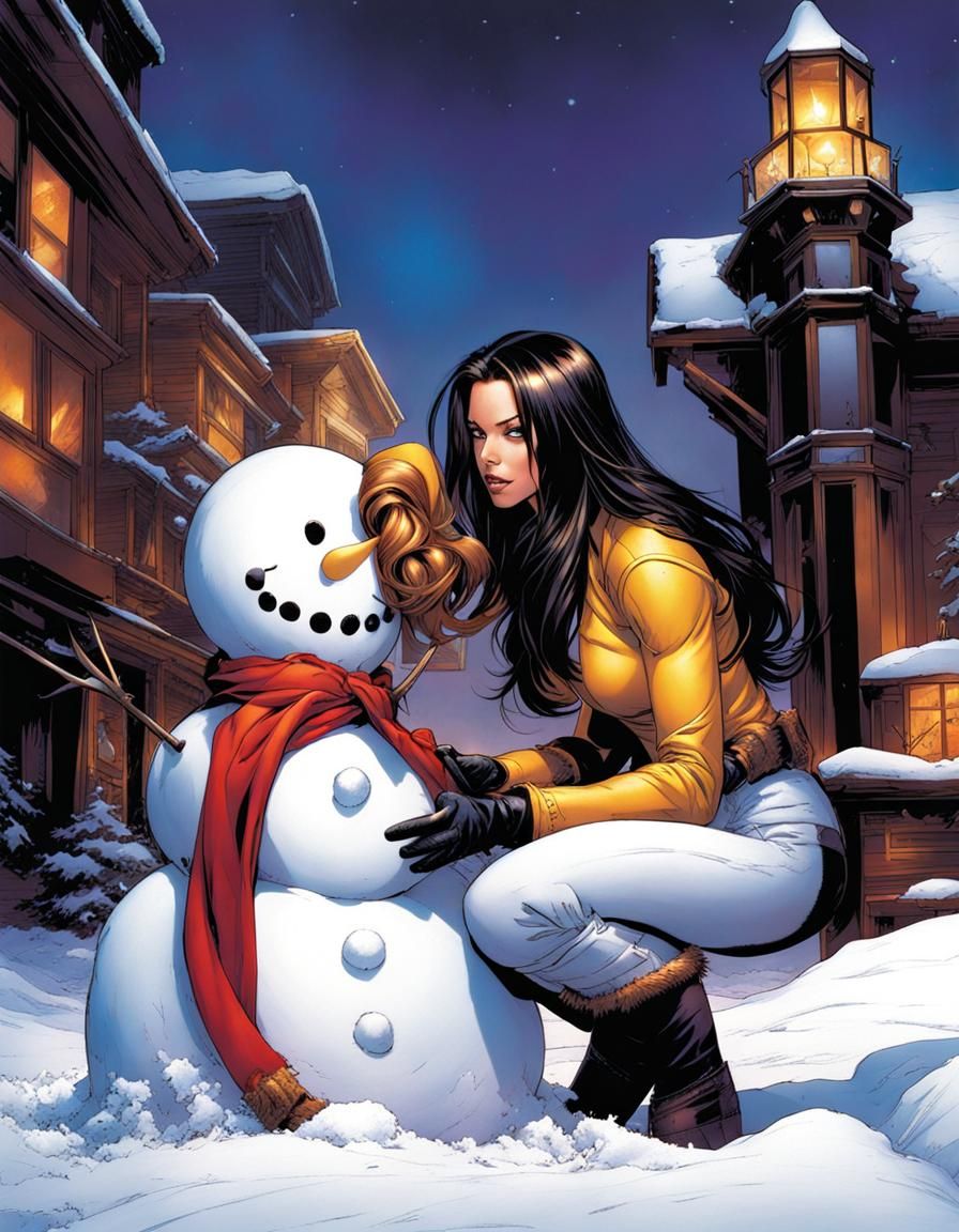 X-Men winter fun! 6 Laura
