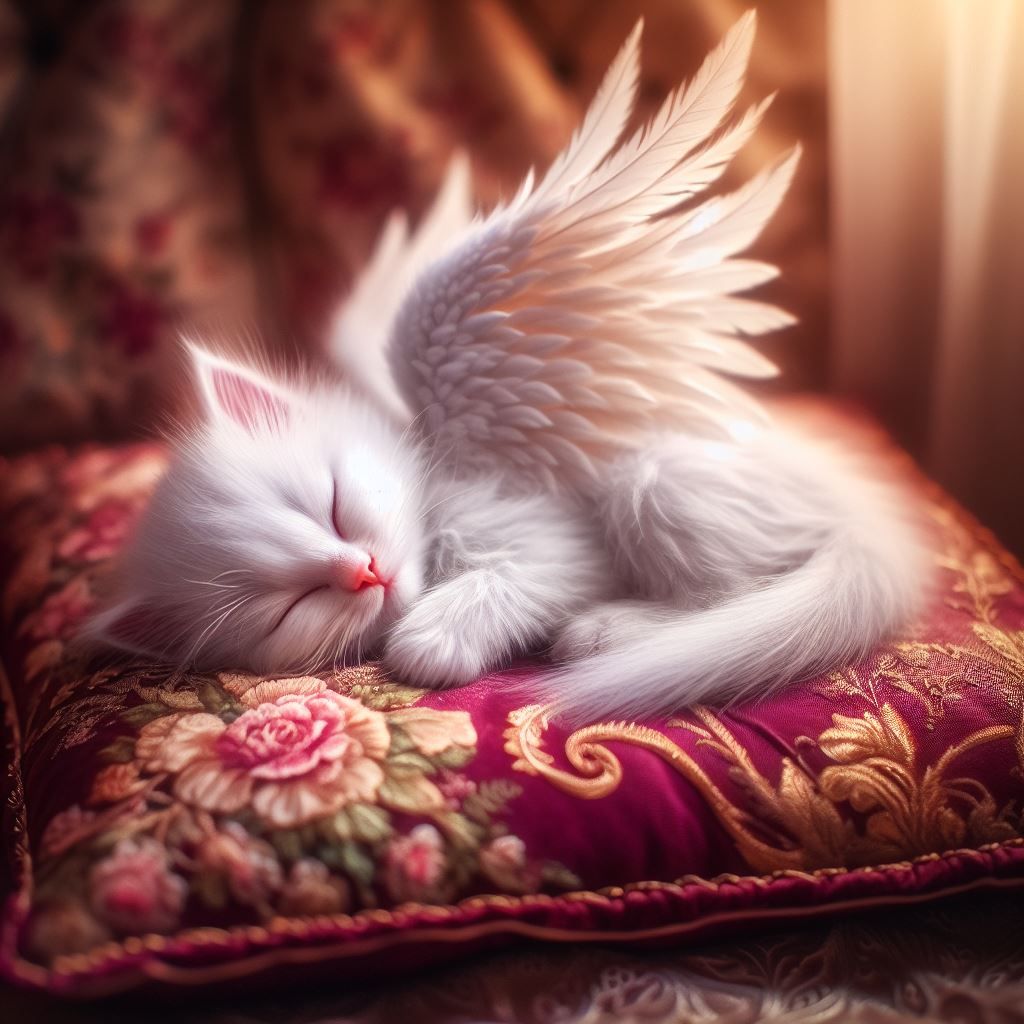 Purr-fect little sleepy head.