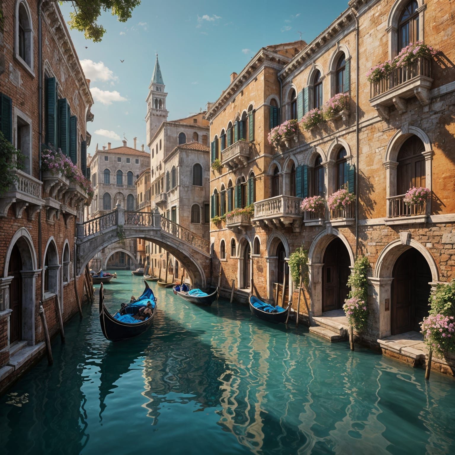 Walk through the canals of Venice  by @AdolDomin