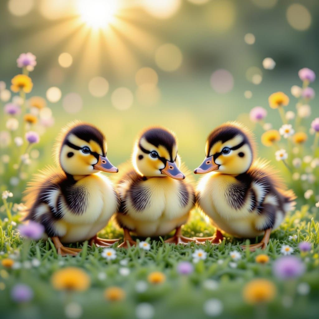 Cute Baby Ducks