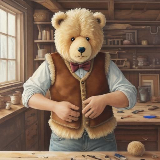 Who builds the bear builders? - AI Generated Artwork - NightCafe Creator