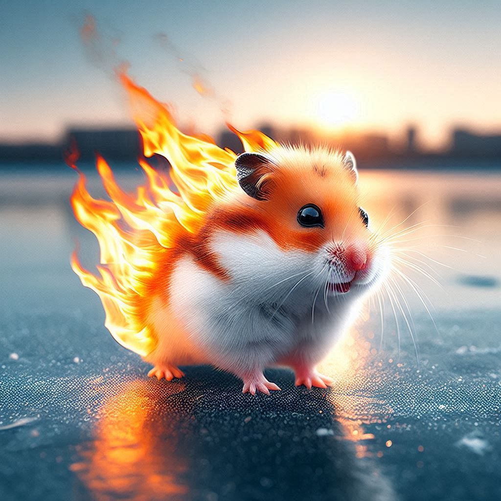 Look guys, I'm on fire!