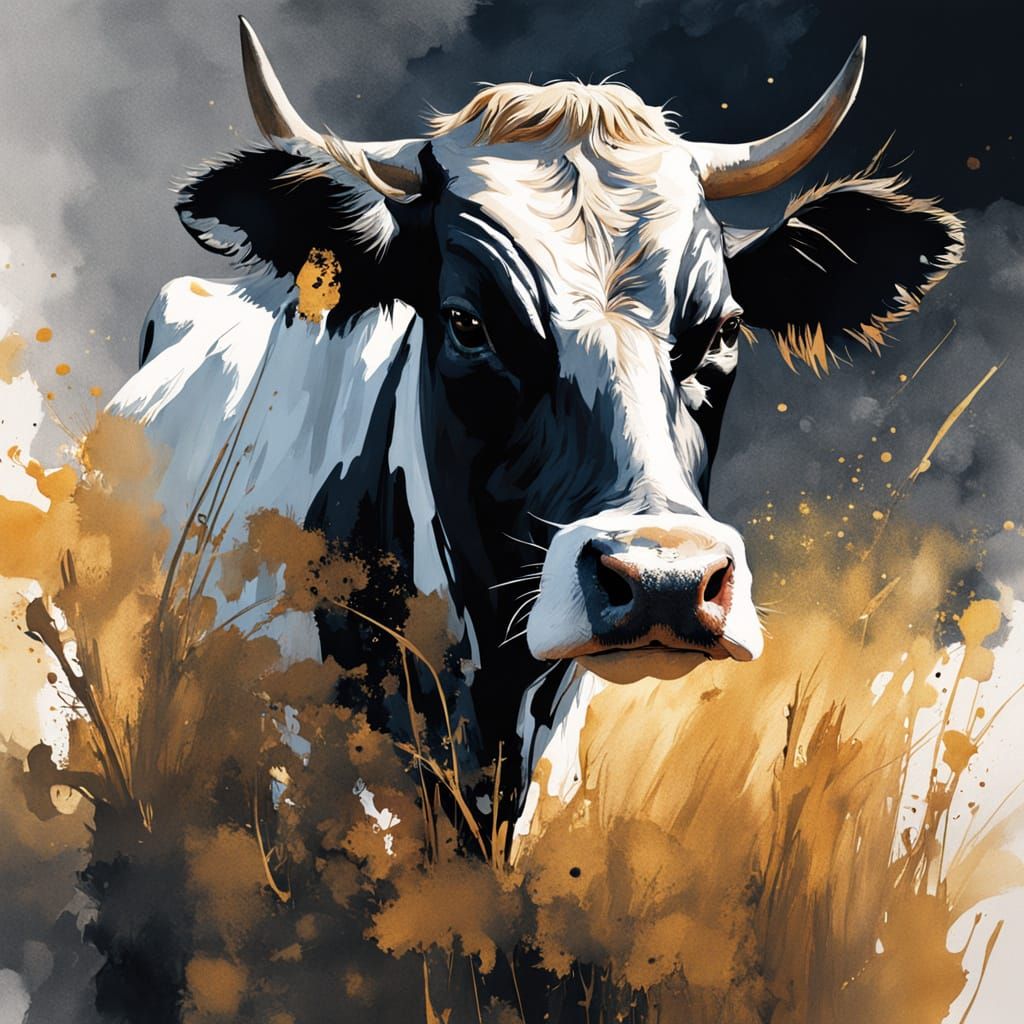 Cow  by @bookwrm0706