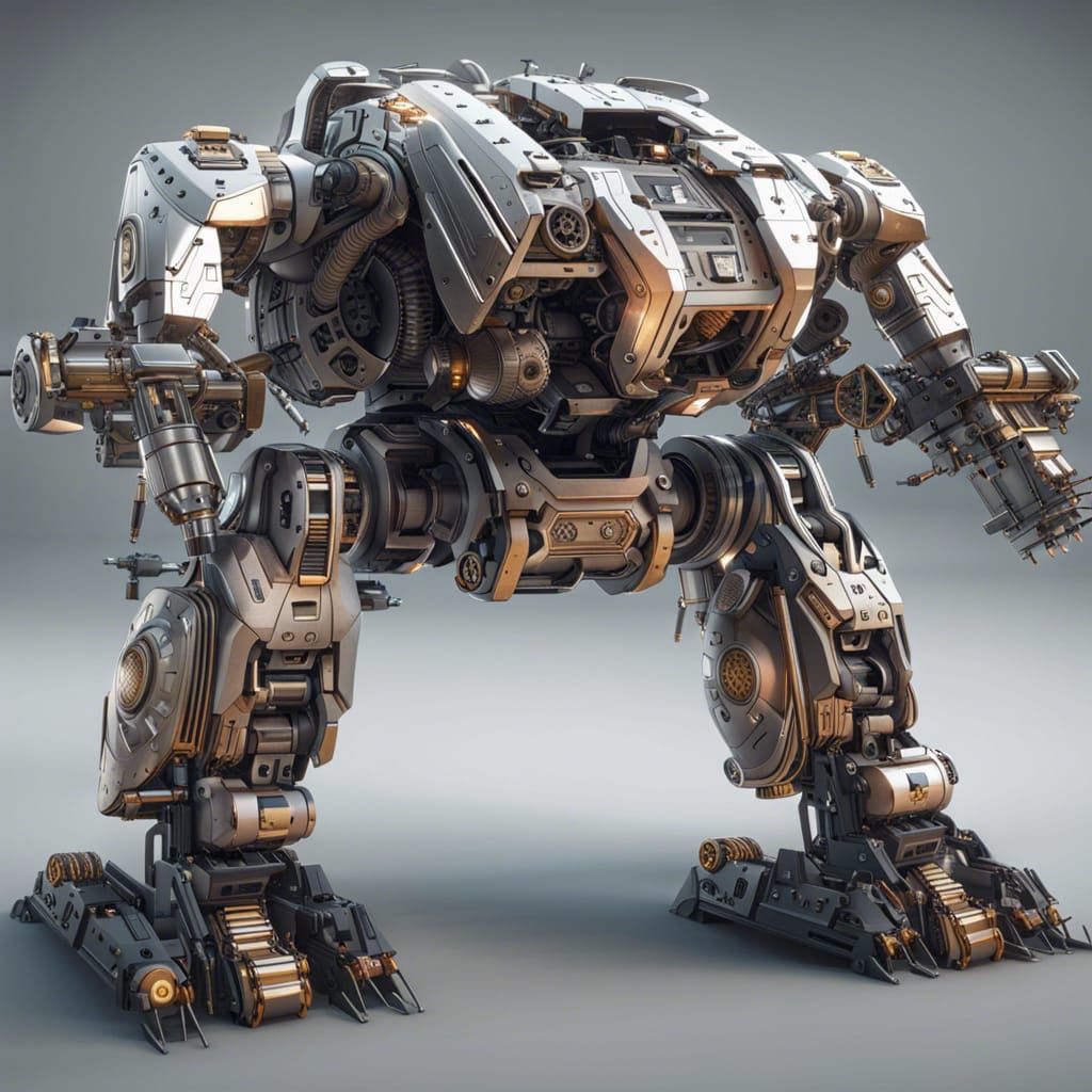 Battlemech - AI Generated Artwork - NightCafe Creator