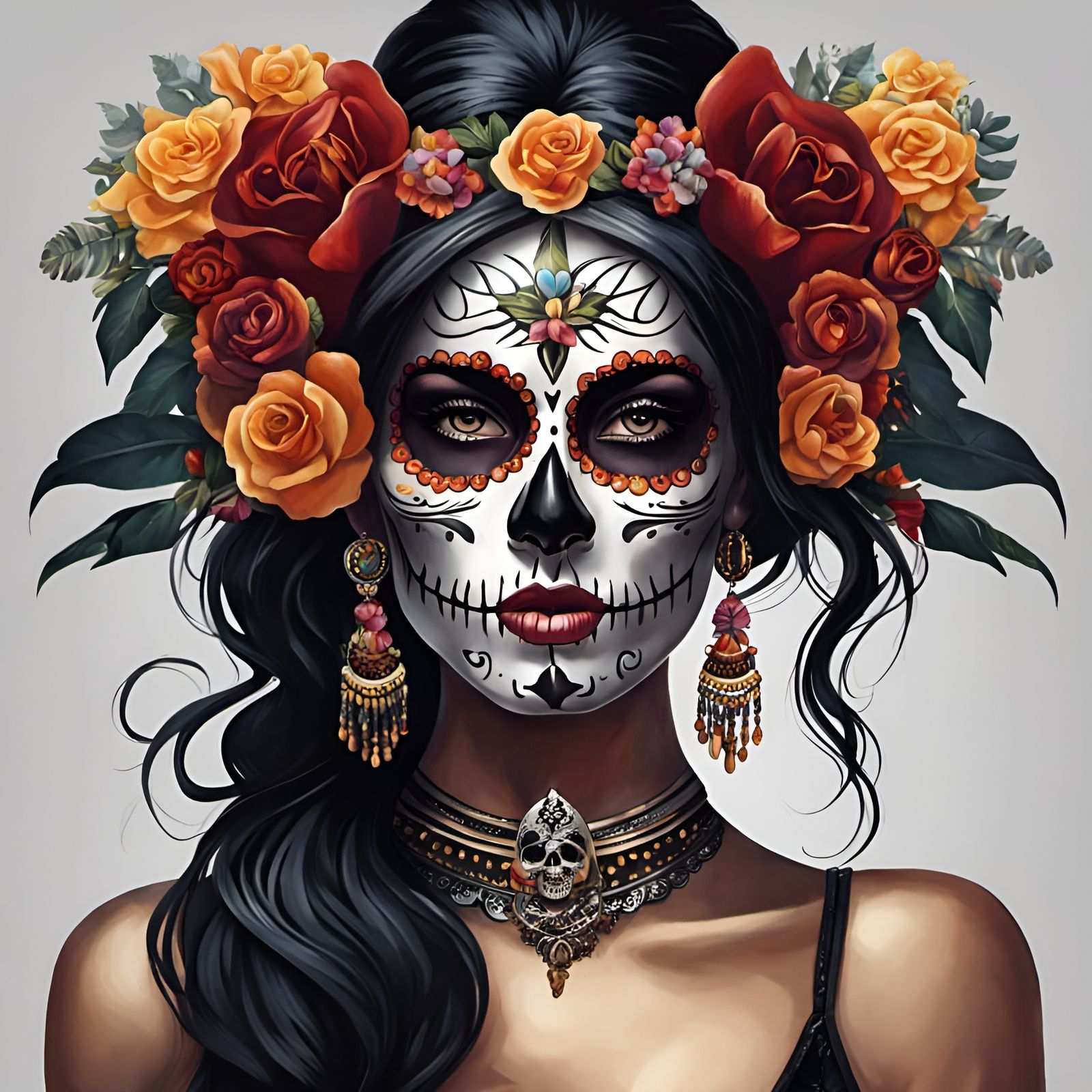 Día de los Muertos - AI Generated Artwork - NightCafe Creator