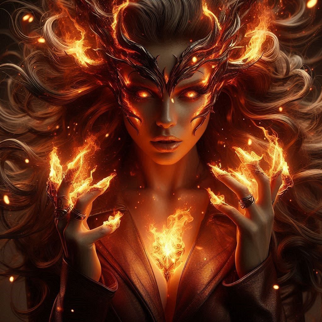 this girl is on fire