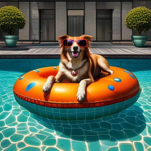 Too Cool for the Pool  by @Raven