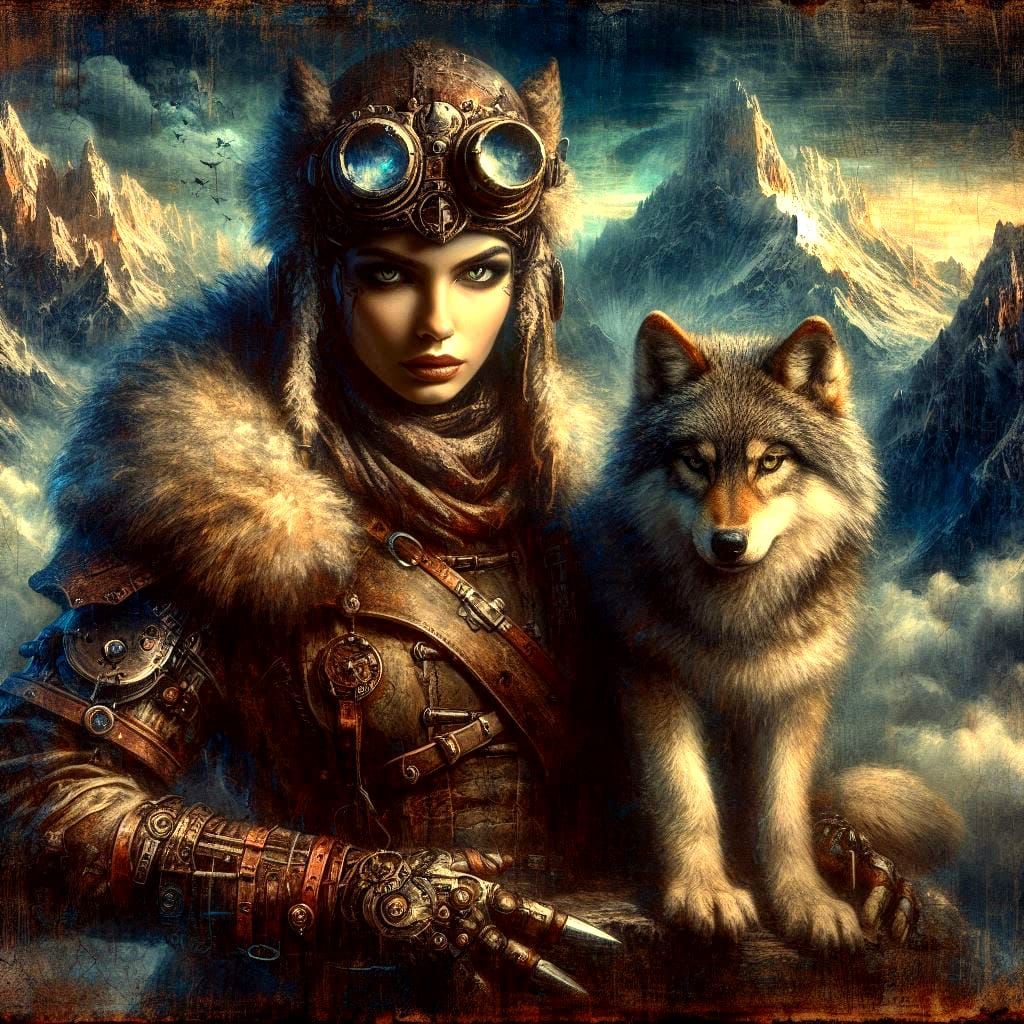 Steampunk warrior   by @Stellar