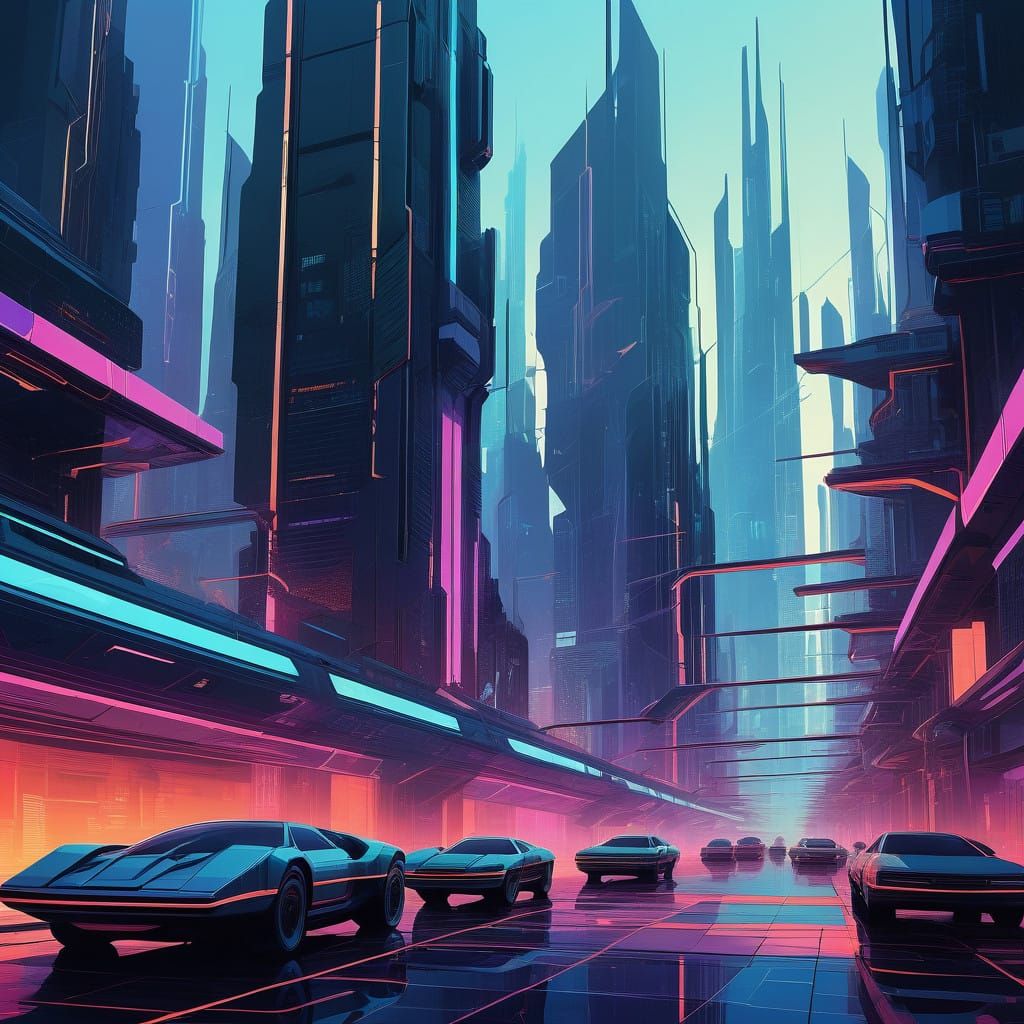 Futuristic Metropolis Unfolds