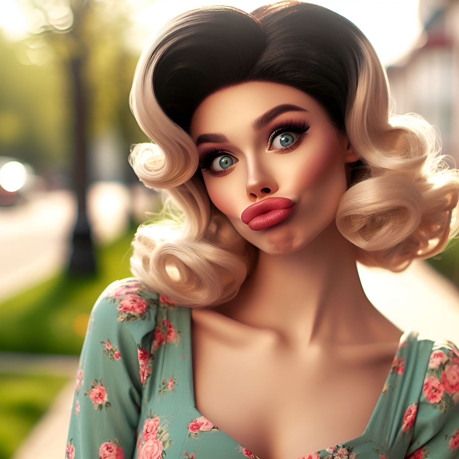 “My duck lips could beat up your duck lips.”