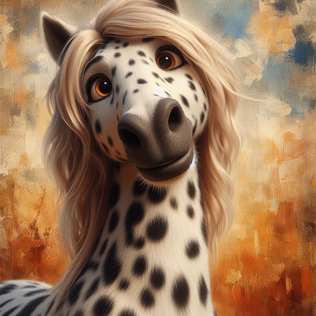 Dalmatian Horse