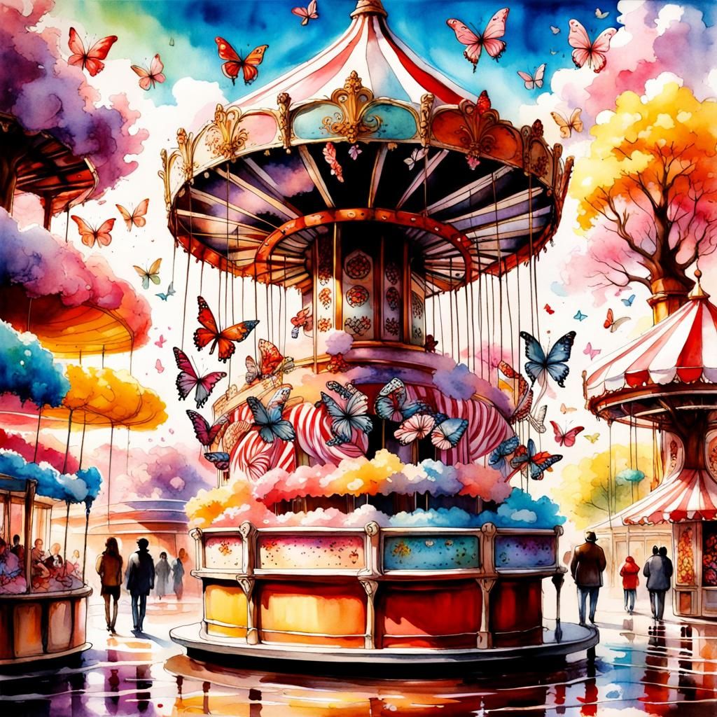 Dream Theme Park attraction  by @Gally_JBG